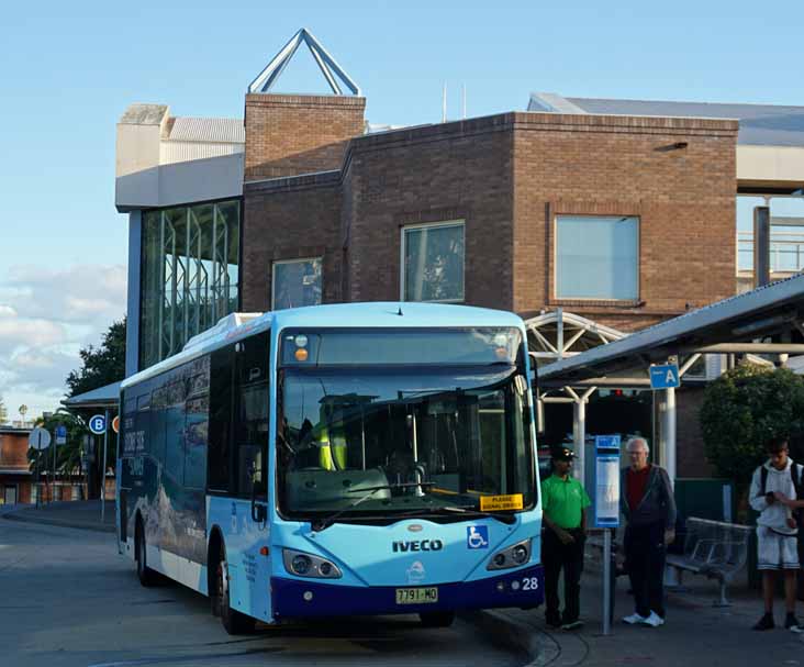 Red Bus Iveco Metro Express 28